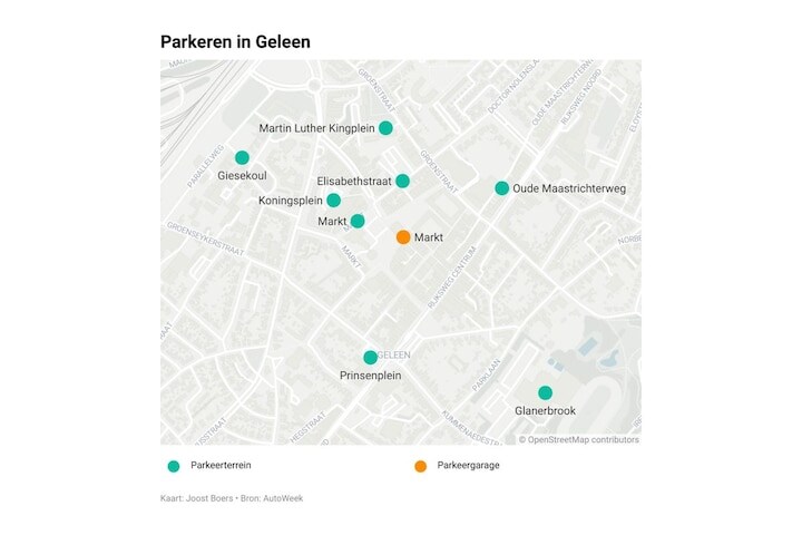 Parkeren in Geleen