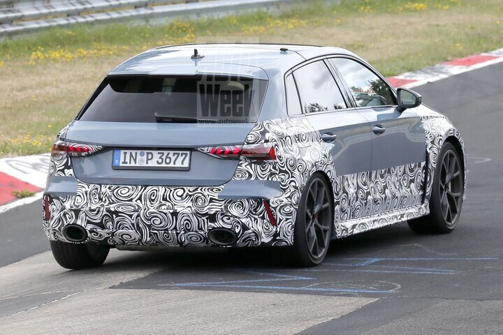 Audi RS3 spyshots