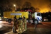 brand elektrische auto brandweer