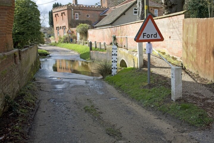 Ford rivier peilstok (Getty Images) Engeland