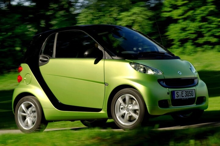 Smart CityCoupé en ForTwo over de jaren