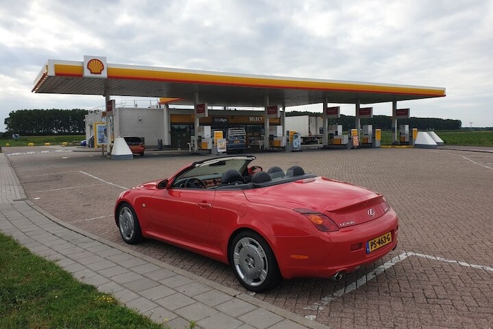 Snelwegtankstation Tankstation shell 