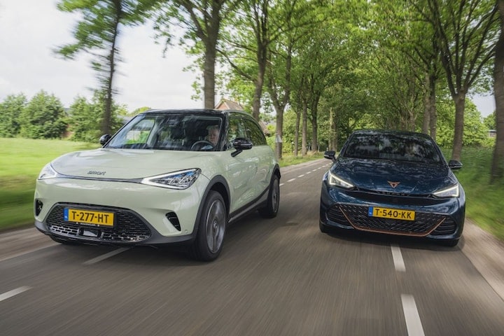 Dubbeltest Smart #1 Cupra Born elektrische auto 