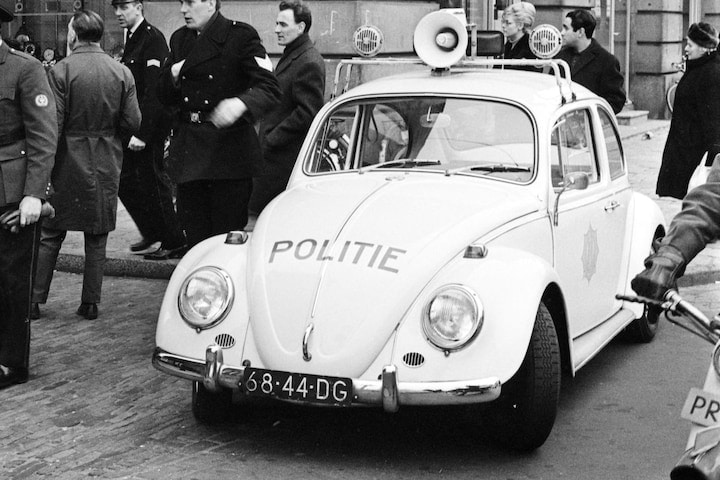 Volkswagen Kever politieauto (1968, ANP)