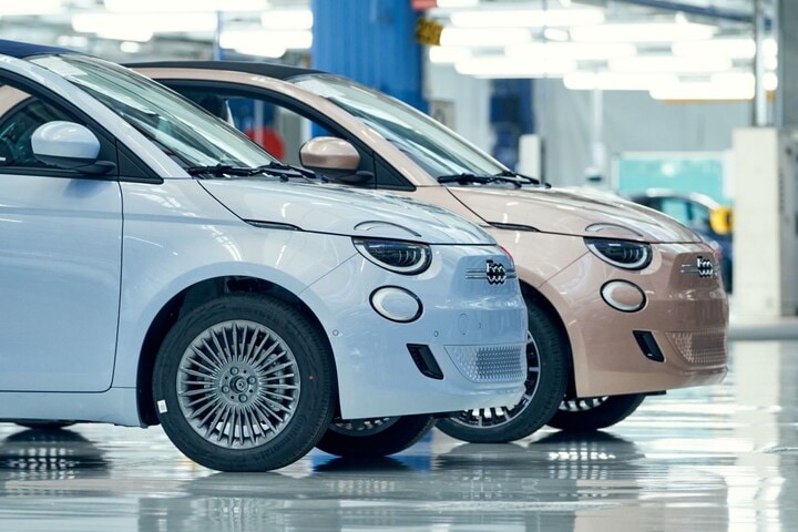 Fiat Mirafiori Fiat 500e productie