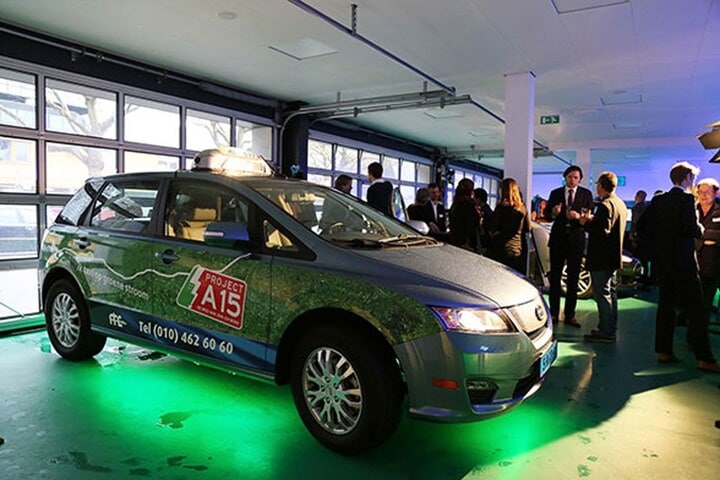 BYD e6 taxi Rotterdam RTC