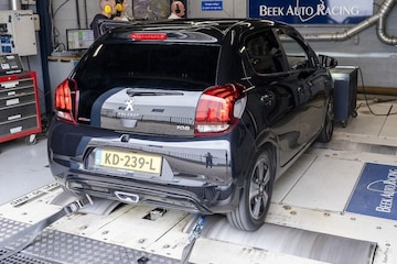 Op de rollenbank - Peugeot 108