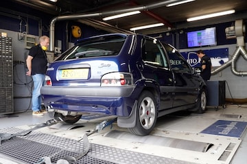 Citroën Saxo 1.6i VTS - Op de Rollenbank
