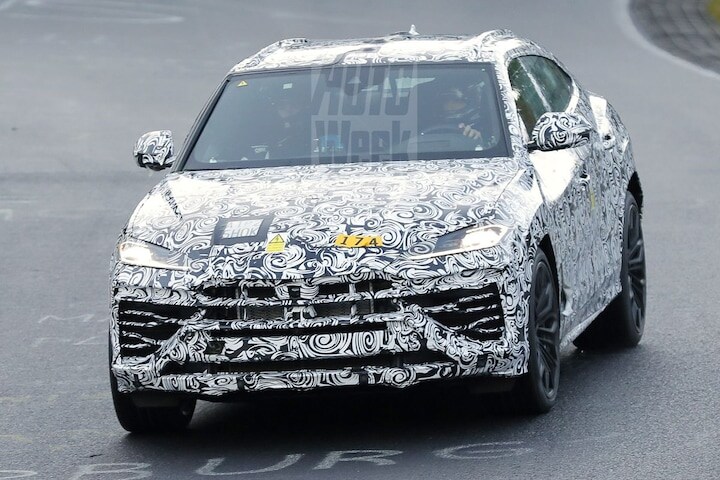Lamborghini Urus PHEV spyshots