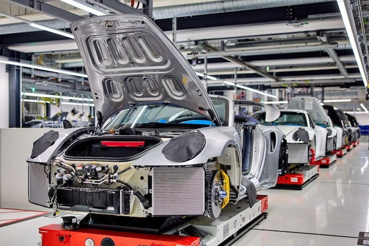 Porsche fabriek Stuttgart Zuffenhausen