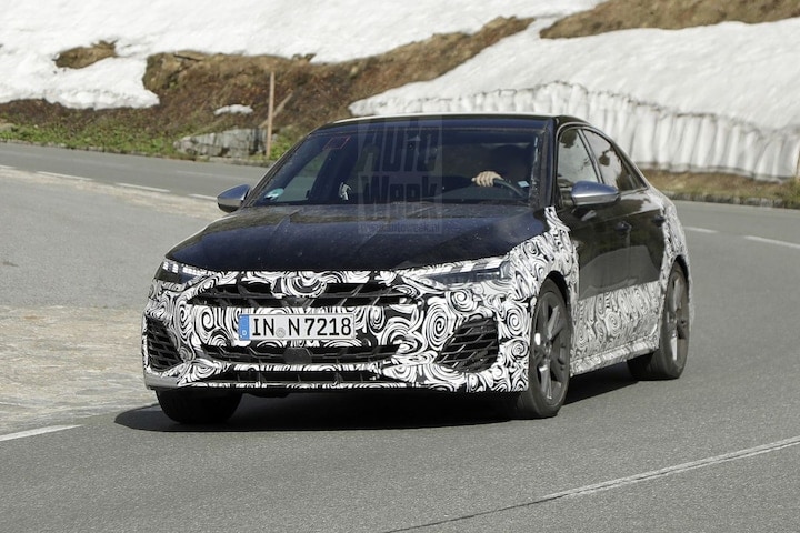 Audi S3 facelift spyshots