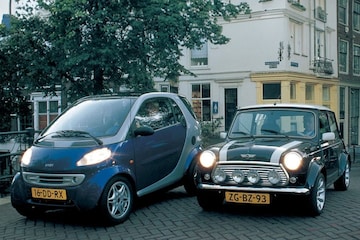 Smart city-coupé & Mini Cooper