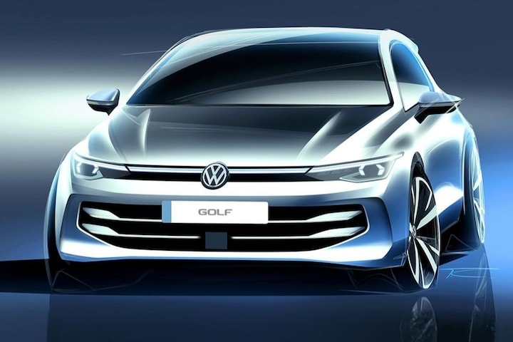 Volkswagen Golf facelift schets