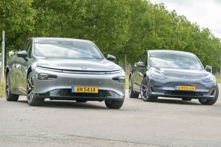 Xpeng P7 - Tesla Model 3 
