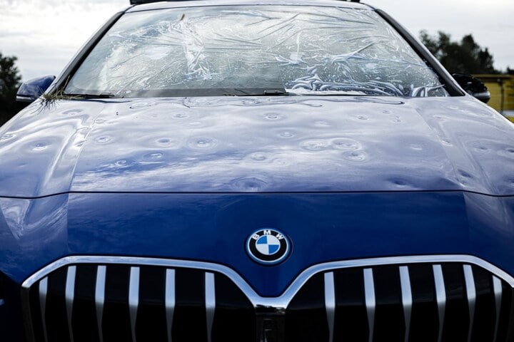 Hagel schade auto (ANP)