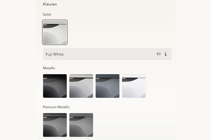 Land Rover Range Rover Velar kleuren