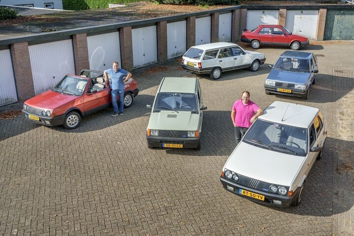 Fiats uit de jaren 80 (Ritmo, Regatta, Panda)