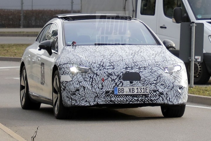 Mercedes-Benz EQS spyshots