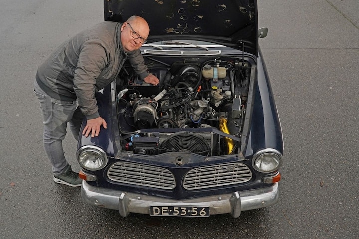 Volvo Amazon met motor 940 Turbo