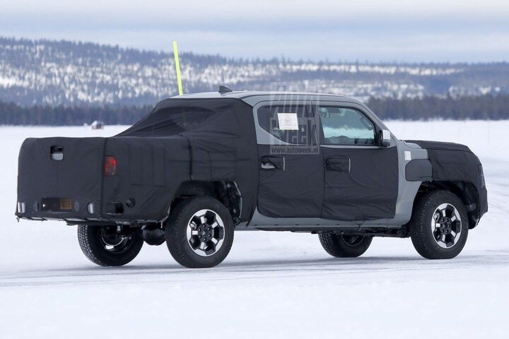 Kia Tasman spyshots