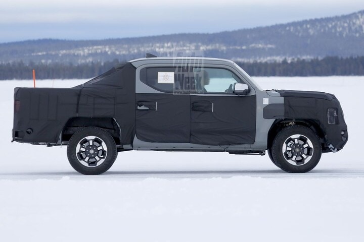 Kia Tasman spyshots