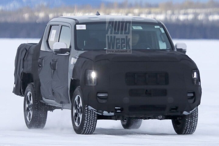Kia Tasman spyshots