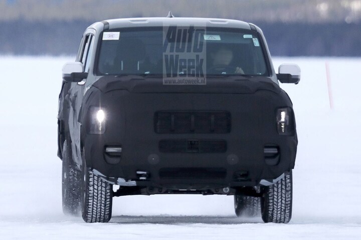 Kia Tasman spyshots
