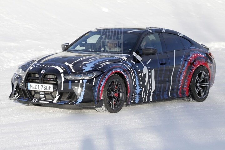 BMW i4 Quad Motor spyshots