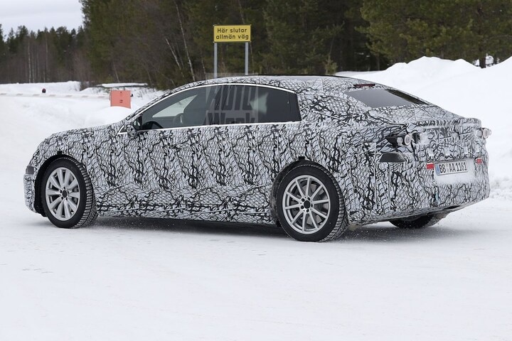 Mercedes-Benz elektrische C-klasse spyshots