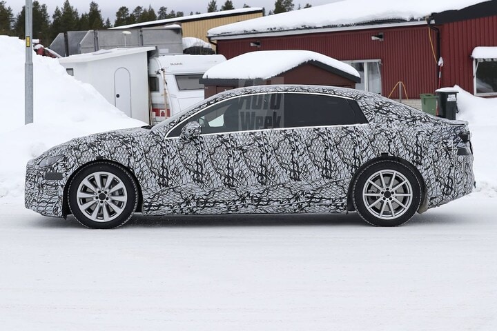 Mercedes-Benz elektrische C-klasse spyshots