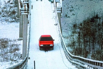 Audi 100 Quattro skischans