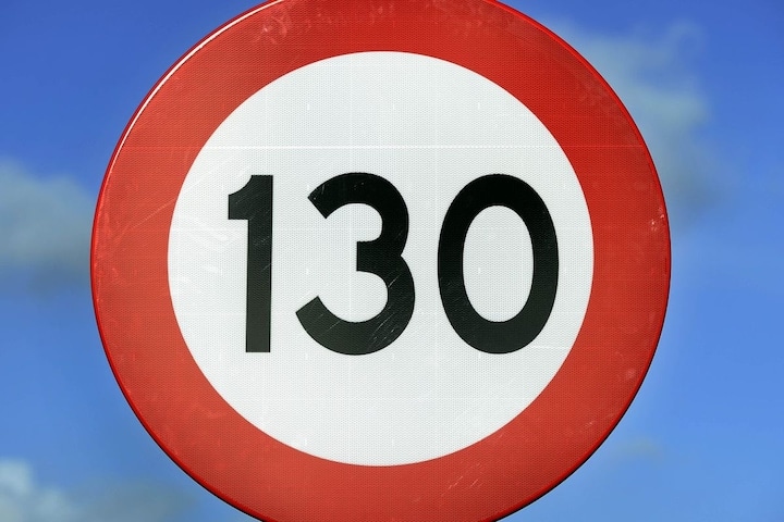 130 km/h (ANP)