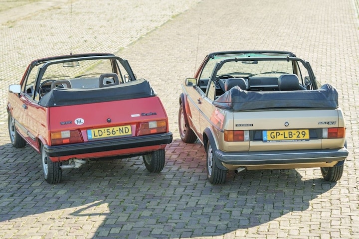 Talbot Samba Cabriolet en Volkswagen Golf Cabriolet