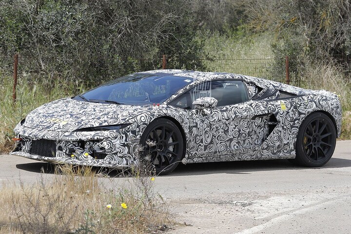 Lamborghini Temerario spyshots