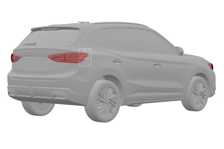 Nieuwe MG ZS (patent)