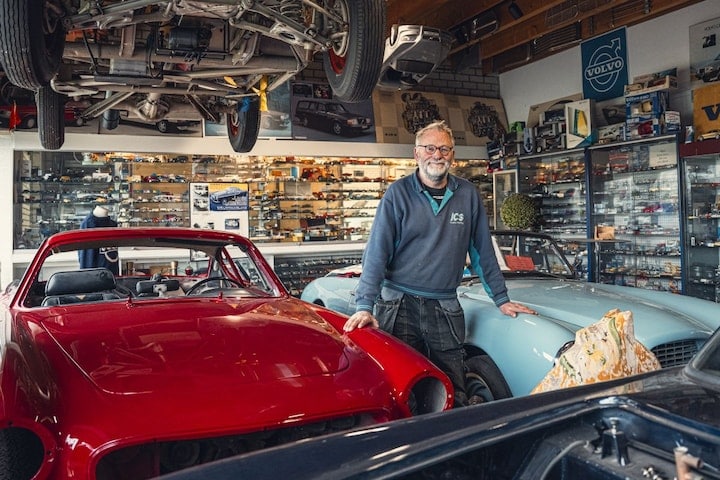 Volvo-verzamelaar en Volvo-museumdirecteur Ernst Kasteleijn