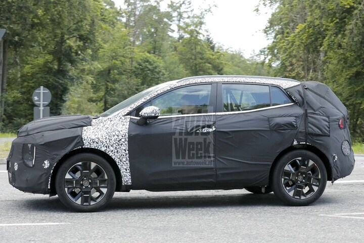 Kia Sportage facelift spyshots