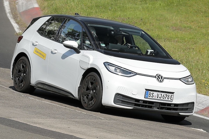 Volkswagen ID2 mule ID3 spyshots