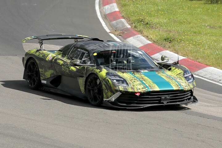 Aston Martin Valhalla spyshots