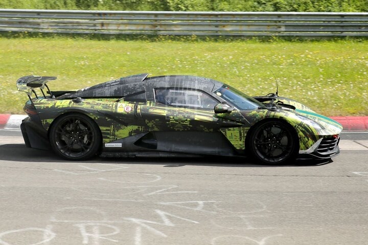 Aston Martin Valhalla spyshots