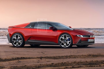 BMW Neue Klasse coupé (Illustratie: Larson)