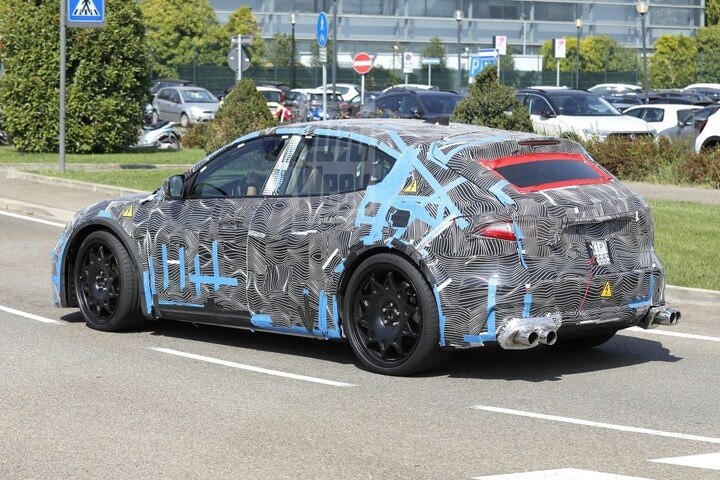 Ferrari EV spyshots