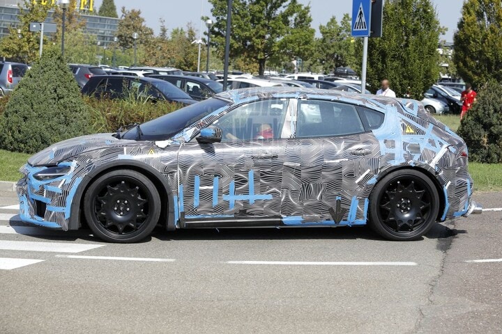 Ferrari EV spyshots