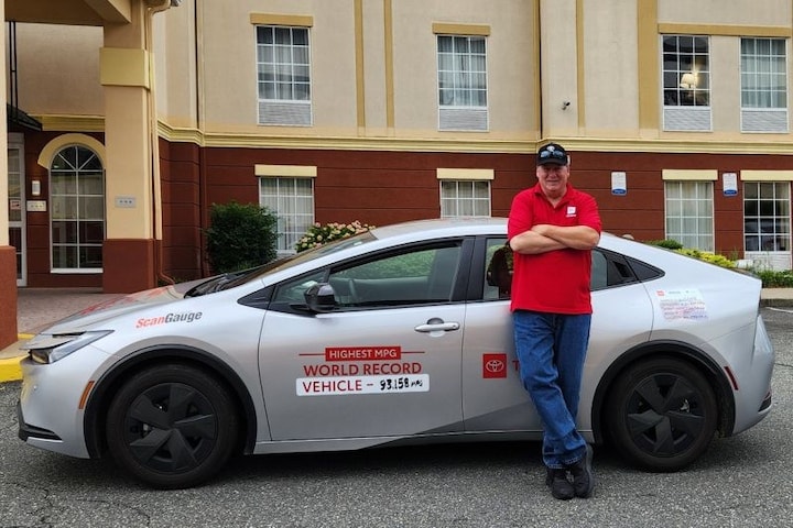 Toyota Prius wereldrecord verbruik