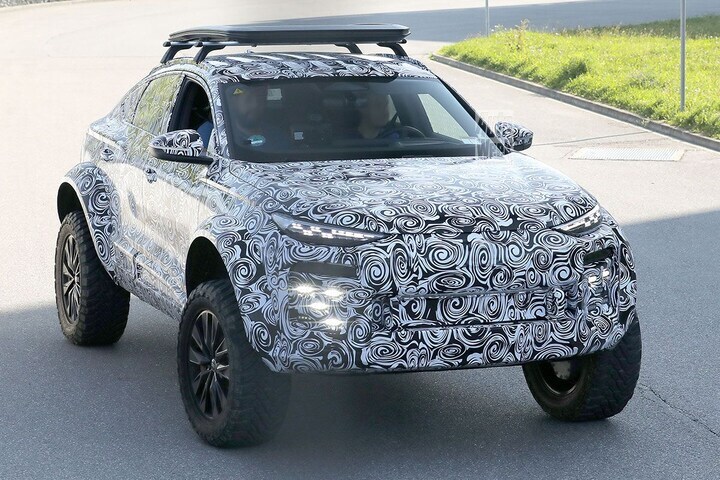 Spyshots Audi Q6 Sportback e-tron Dakar