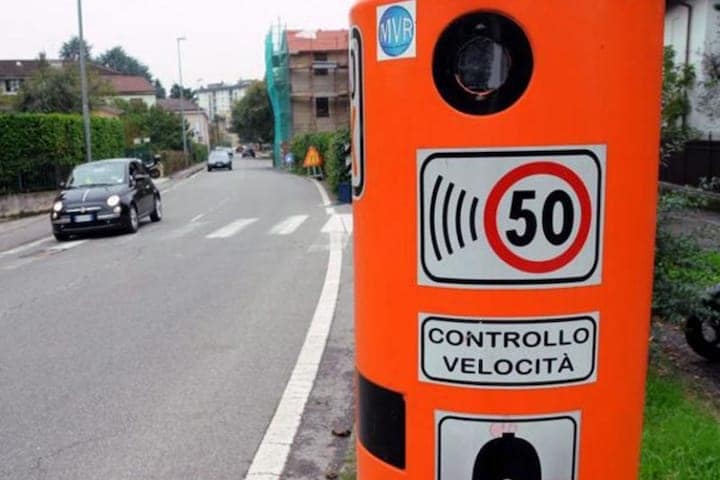 Italiaanse flitspaal