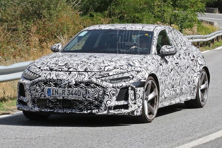 Audi RS5 spyshots