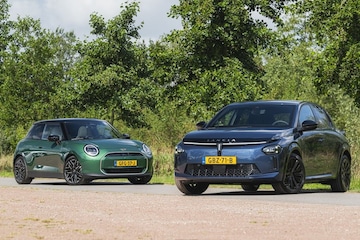 Mini Cooper Lancia Ypsilon dubbeltest elektrische auto ev