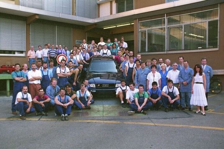 Ontwikkeling Audi RS2
