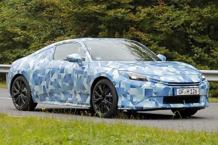Honda Prelude spyshots